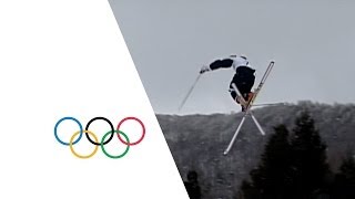 Johnny Moseley USA Moguls Qualification Highlights  Nagano 1988 Winter Olympics [upl. by Yeslaehc]