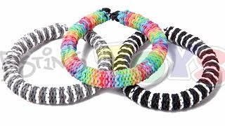 Rainbow Loom Inverted Hexafish Advanced Bracelet Tutorial [upl. by Ittak]