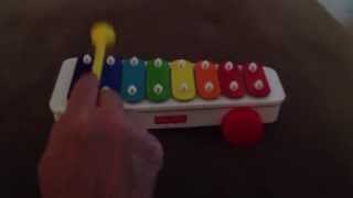 Where is Thumbkin notes for Fisher Price Xylophone [upl. by Cyb]