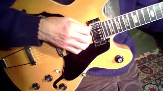 Gibson ES150 DC Natural  Demo using Polytone amp [upl. by Ahtanamas83]