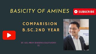 comparisonofbasicityofaminesbsc2ndyearchemistry [upl. by Skvorak]