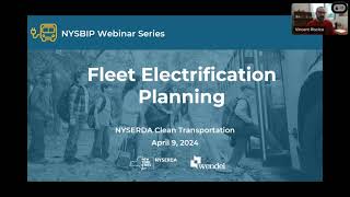 NYSBIP Webinar Series Fleet Electrification Planning [upl. by Akimaj]