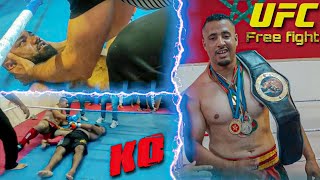 نزال المنتضر 😤بين كورطاطا و شينوي UFC 🔥اسرع Ko في العام 🌍 [upl. by Vita]