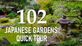 102 Japanese Gardens Quick Tour  Identify its diversity [upl. by Pope]