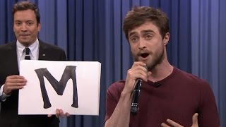 Daniel Radcliffe Raps Blackalicious quotAlphabet Aerobicsquot on the Tonight Show [upl. by Ithaman]