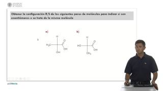 Representación de los estereoisómeros ópticos mediante la notación de Fischer   UPV [upl. by Aubin]