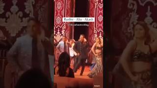 Cute Ranbir Kapoor Alia Bhatt dance at Ambani sangeet 😍 aliabhatt ranbirkapoor wedding viral [upl. by Ashlie425]