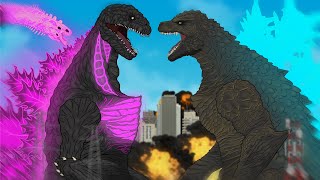 SHIN GODZILLA vs GODZILLA MINUS ONE  Epic Monster Battle  ANIMATION  Final Part [upl. by Arabella]