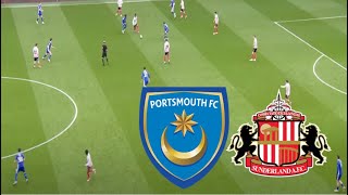 Portsmouth FC 13 Sunderland AFC Highlights  20242025 [upl. by Tram97]