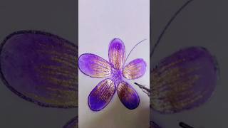 Diy flower ideastamp pad se flower kaise bnayeninkpad hacks making flowerpaintingartandcraft [upl. by Habas]