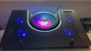 Unboxing a KLIM Nova RGB Laptop Cooling Fan [upl. by Dorette]