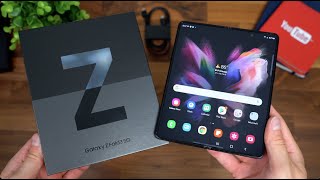 Samsung Galaxy Z Fold 3 Unboxing [upl. by Nujra]