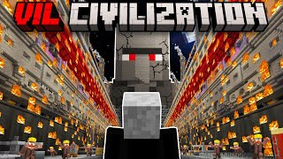 Minecraft but I DESTROY VILLAGER CIVILIZATION [upl. by Adnawt]