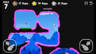 Flappy Golf 2  Sticky Land Hole 7 17 Flaps [upl. by Morna]