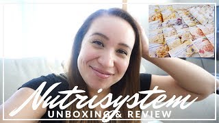 Nutrisystem Food Unboxing amp Review  50 OFF SAVINGS [upl. by Esorlatsyrc]