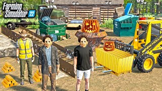 I BOUGHT A HAUNTED GOLD MINE HALLOWEEN SPECIAL  FARMING SIMULATOR 22 [upl. by Ahgem852]