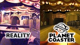 Eurosat CanCanCoaster at Europa Park  Planet Coaster versus Reality [upl. by Matthaeus]