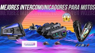 🚀✅¡TOP 3 Mejores INTERCOMUNICADORES para Motos de Aliexpress😱🌟 [upl. by Norre]