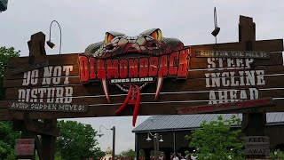 Diamondback Off Ride Kings Island [upl. by Haduhey]