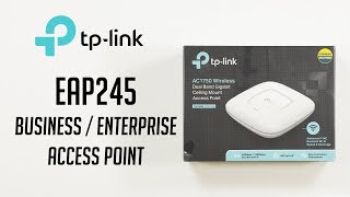 TPLink Access Point  EAP245  AC1750  Unboxing amp Quick Look [upl. by Atteve263]