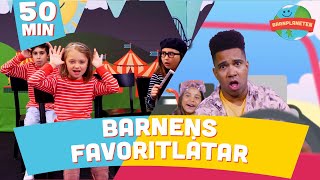 BARNENS FAVORITLÅTAR 14 klassiska barnlåtar med Minikompisarna och Yankho Björnen sover ABC mfl [upl. by Suirrad]