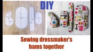 How to Make Tailors Hams For Easy Ironing  Diy Sewing Tools [upl. by Lerrej]