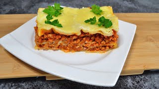 Lasagne z mięsem mielonym  Jak zrobić  Smakowite Dania [upl. by Deppy]