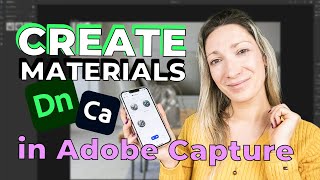 HOW TO MAKE NEW MATERIALS FOR ADOBE DIMENSION USING ADOBE CAPTURE  Step by step tutorial [upl. by Faun]