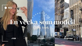 En vanlig vecka i New York som modell [upl. by Lizette]