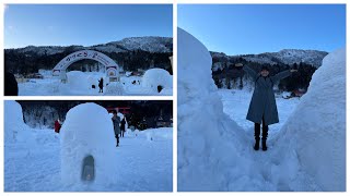 Japan Vlog  Igloo Village  Kamakura Snow Dome Village  Nagano🌨❄️ [upl. by Warford570]