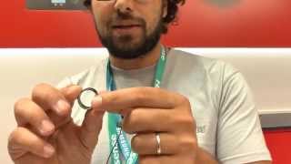 MOTA SmartRing lanello con vibrazione e notifiche anteprima IFA 2014 HDblog [upl. by Lladnarc]