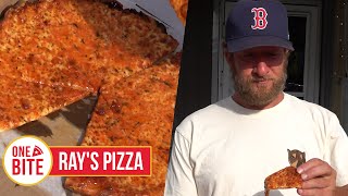 Barstool Pizza Review  Rays Pizza New Bedford MA presented by Mugsy Jeans [upl. by Eanal]