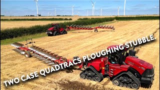 4Kᵁᴴᴰ August 2024 Thurlow Estate Farms Case IH Quadtrac 580s amp Grégoire Besson 14 furrow ploughs [upl. by Acyre]