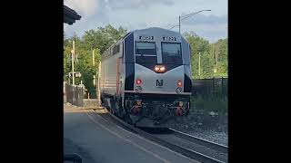 NJ Transit Trains At Netcong Station [upl. by Allemat]