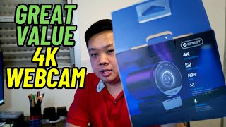 Impressive 4K WEBCAM for under 130 EMEET S800 unboxing [upl. by Aehsan]