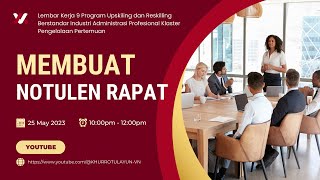 MEMBUAT NOTULEN RAPAT [upl. by Stalker]