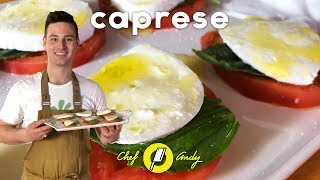 Caprese Salad  Chef Andy [upl. by Albric]