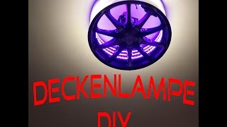 Deckenbeleuchnung aus einer Felge LED RIM Selber bauen DIY [upl. by Navada]