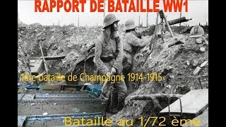 Rapport de bataille Champagne 1914 au 172 ème [upl. by Ynatsyd]