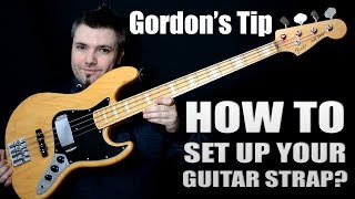 How to set up your guitar strap length  Instant Technique Improvement [upl. by Woodrow724]