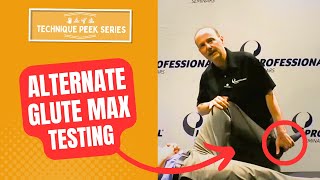 How to Better Muscle Test the Glute Max Gluteus Maximus  Technique Peek Series [upl. by Rina]