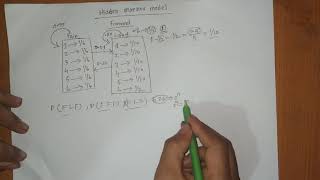 Hidden markov Forward model in bengali [upl. by Nifares]