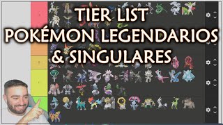 TIER LIST POKEMON LEGENDARIOS amp SINGULARES 🐲  ¿Cuáles son vuestros Pokémon favoritos [upl. by Biddick]