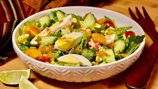 Yum Salat  Lao Salad with Lime Vinaigrette [upl. by Lerat133]