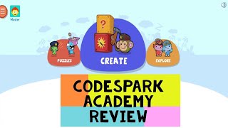 CodeSpark Academy Review  How to Use Codespark Create A Foo Game Story Play Puzzles Explore [upl. by Gothurd]