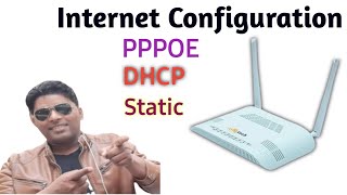 Syrotech Router Configuration I Syrotech GPON 1110 WDONT Configuration I PPPOE I DHCP I STATIC Setup [upl. by Araid]