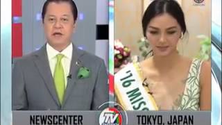 Kylie Versoza awkward interview Noli De Castro and Miss International 2016 [upl. by Eimareg266]