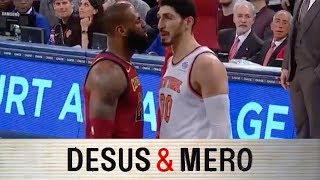 Knicks Enes Kanter and LeBron [upl. by Sedgewake532]