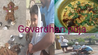 Govardhan puja 🙏 hamare ghar ka natkhat Mintoo 🤗🤟 kadhi chawal khakar maja aGaya 😋Govardhanpuja [upl. by Neirda]