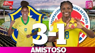 🔴 EN VIVO  Fútbol Femenino  SELECCIÓN COLOMBIA FEMENINA 🇨🇴 vs SELECCIÓN BRASIL 🇧🇷  AMISTOSO [upl. by Elenaj]